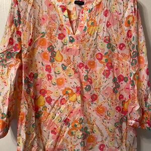 Talbots like new spring print tunic